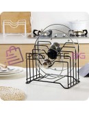 Кухненски поставка за капаци и дъски с 4 отделения